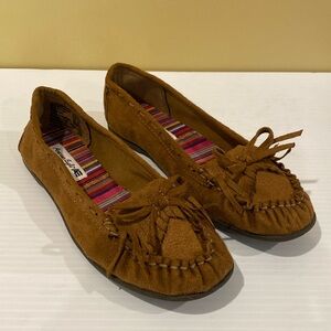 American Eagle Moccasin, Brown, Size 6